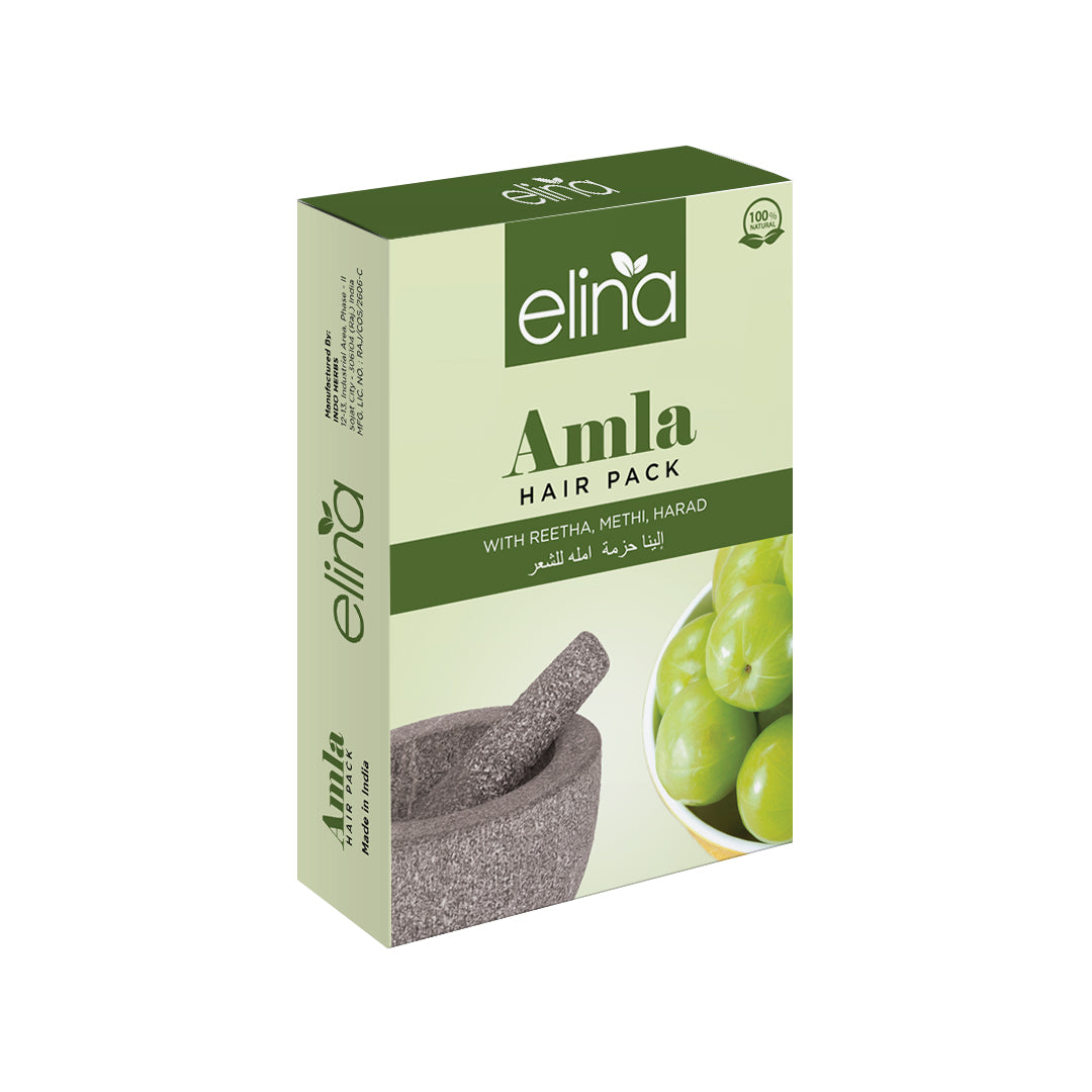 Amla Hair Pack with Reetha, Methi, Harad | Ready to Apply Hair Mask for Stronger Roots, Deep Hydration & Scalp Health | Herbal Hair Pack for All Hair Types (100gm)