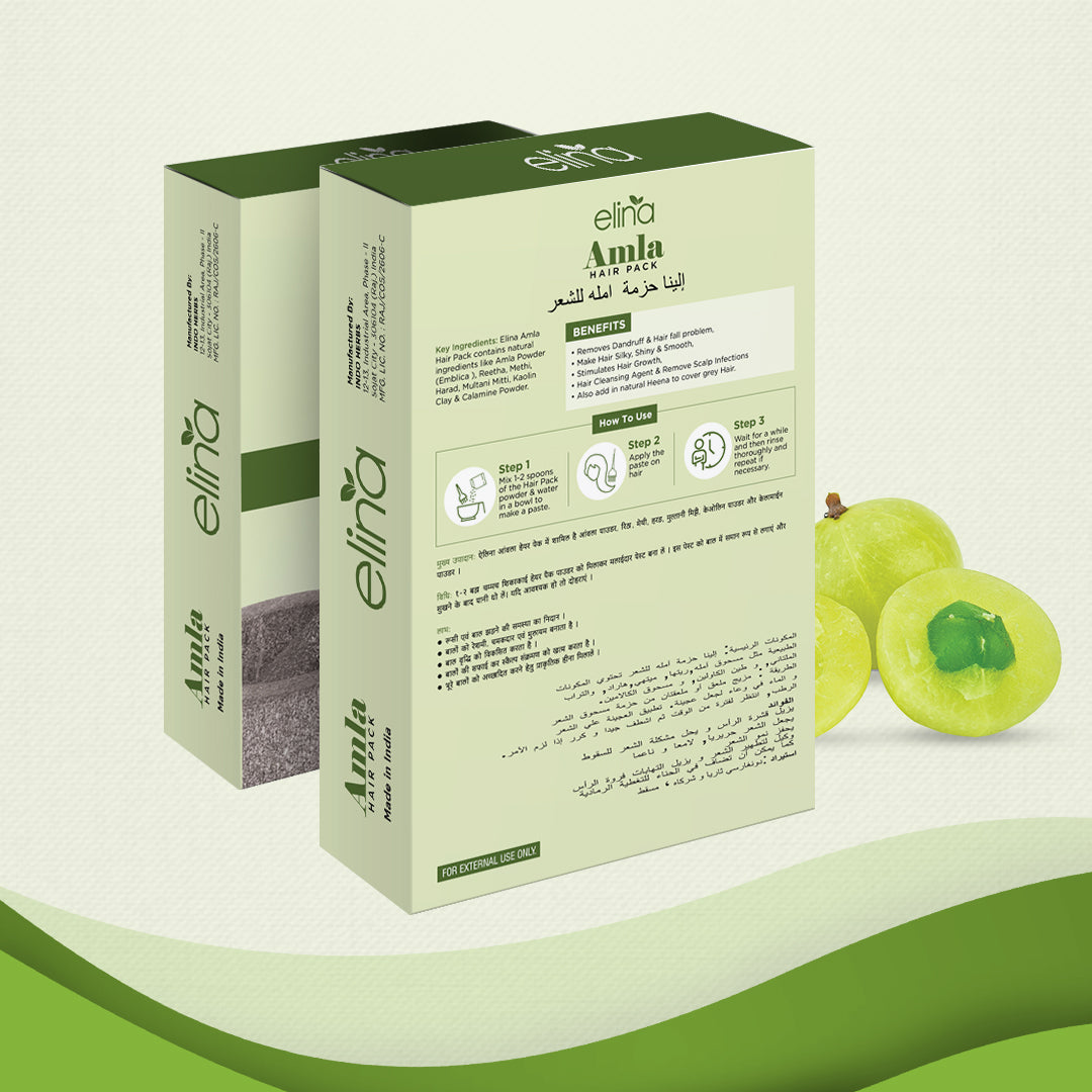 Amla Hair Pack with Reetha, Methi, Harad | Ready to Apply Hair Mask for Stronger Roots, Deep Hydration & Scalp Health | Herbal Hair Pack for All Hair Types (100gm)