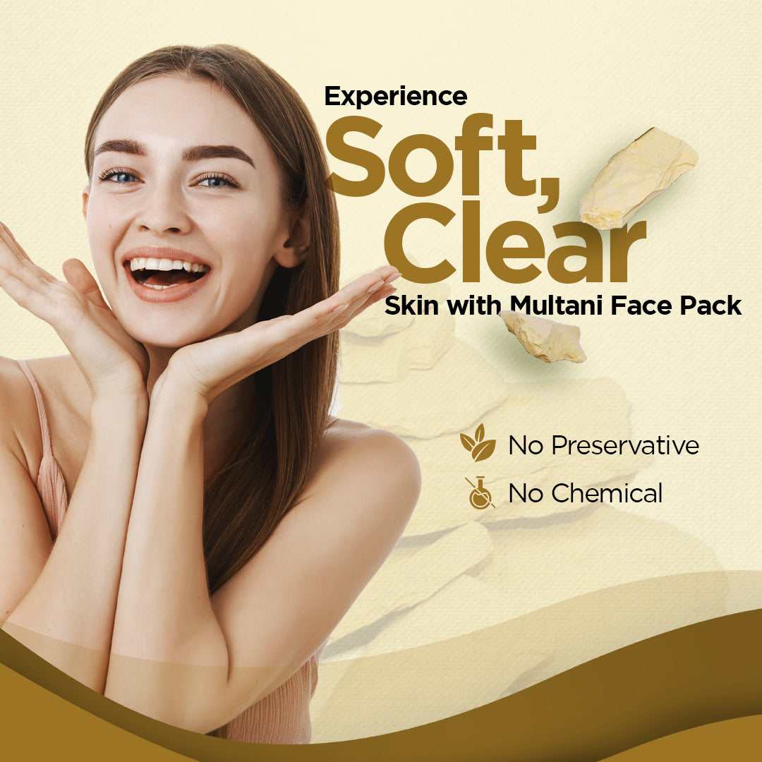 Elina Multani Mitti Face Pack with Rose Petals & Turmeric | Deep Cleansing & Brightening | Oil Control & Acne Care | Ready-to-Use Skin Detox Formula | Natural Face Mask (100gm)